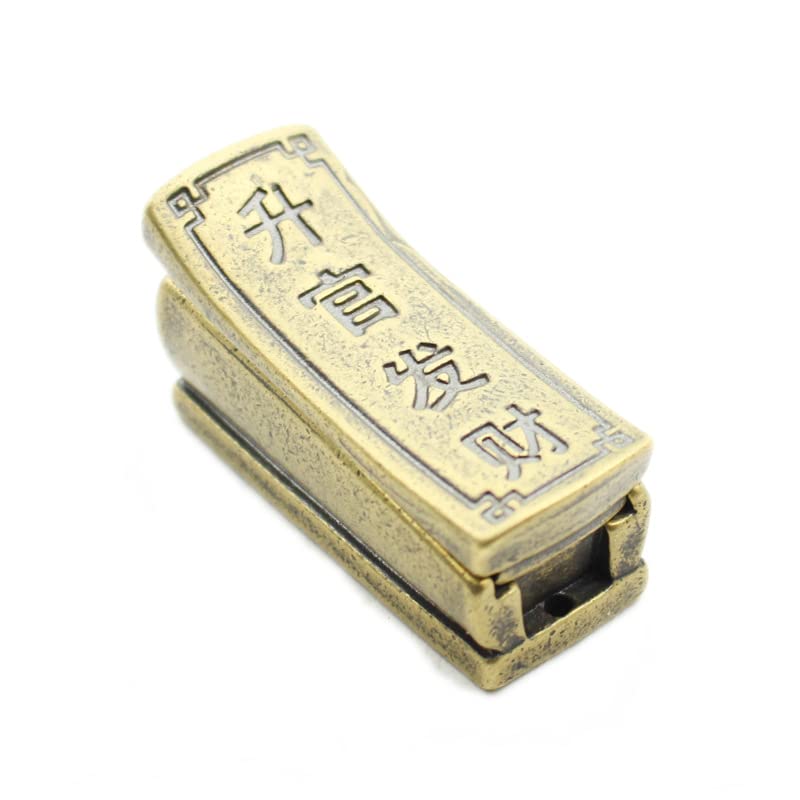 Amazon.com: 1Pcs 升官发财可开启棺材家居装饰吊坠挂件小摆件黄